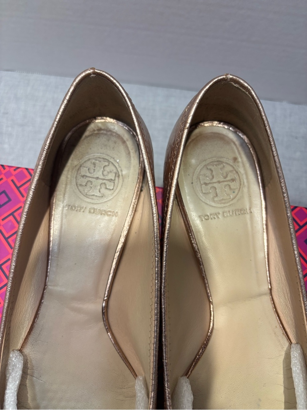 Tory Burch Rise Gold Reva Ballet - Picture 6 of 12